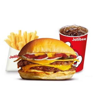 Jolliburger Classic w/ Regular Fries & Regular Soft Drink