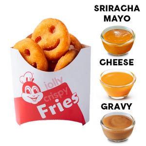 Smiley Mash Fries + 1 Dip of your choice