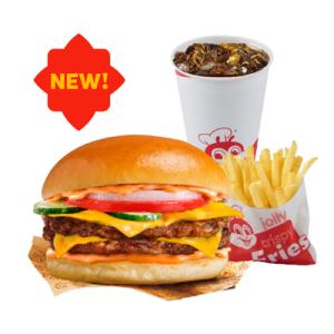 Shawarma Jolliburger, Regular Fries & Regular Soft Drink