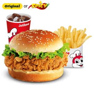 Jolly Chicken Fillet w/ Regular Fries & Regular Soft Drink
