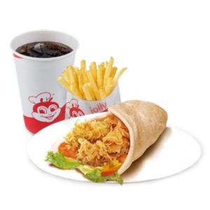 Chicken Pita w/ Regular Fries & Regular Soft Drink